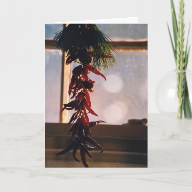 Tarjeta Festiva Ristra (Anverso)