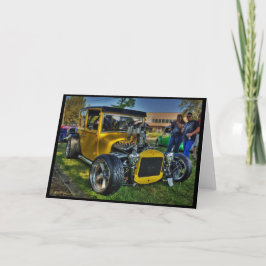 Tarjeta Festiva Roadster clásico