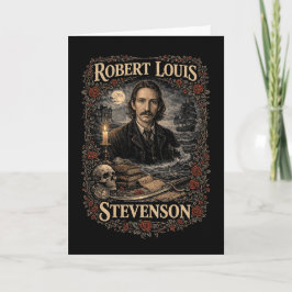 Tarjeta Festiva Robert Louis Stevenson
