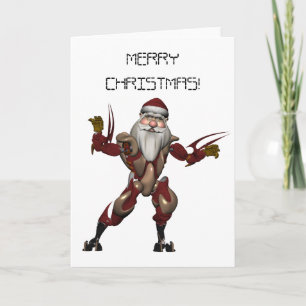 Tarjeta Festiva Robo Santa