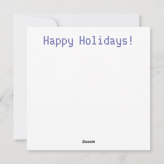 Tarjeta Festiva Robot Holidays