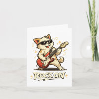 Roca En Guitarra Perro Divertido Música Rock
