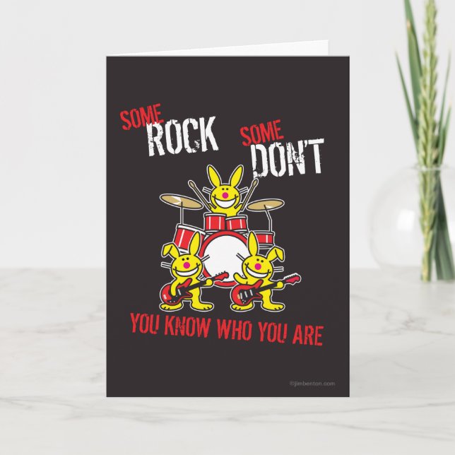 Tarjeta Festiva Rock (Anverso)