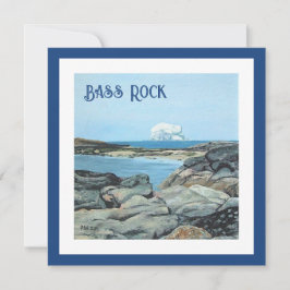 Tarjeta Festiva Rock Bass, North Berwick, Scotland, por Pola.B.Ale