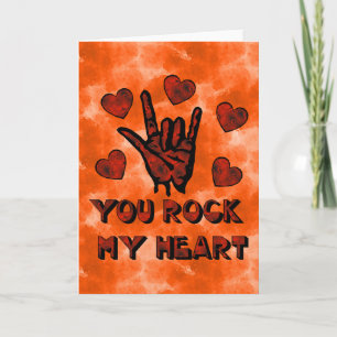Tarjeta Festiva Rock my Heart