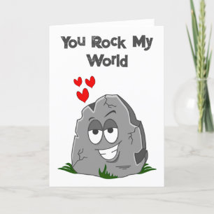 Tarjeta Festiva Rock My World Valentine