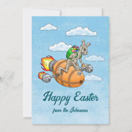 Tarjeta Festiva Rocket Bunny