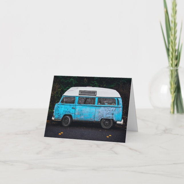 Tarjeta Festiva Rockin Van (Anverso)