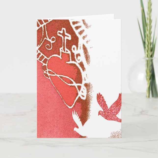 Tarjeta Festiva rojo (Anverso)