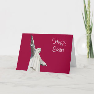 Tarjeta Festiva rojo jesus easter