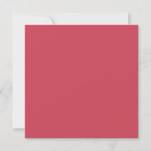 Tarjeta Festiva Rojo ladrillo (color sólido)
