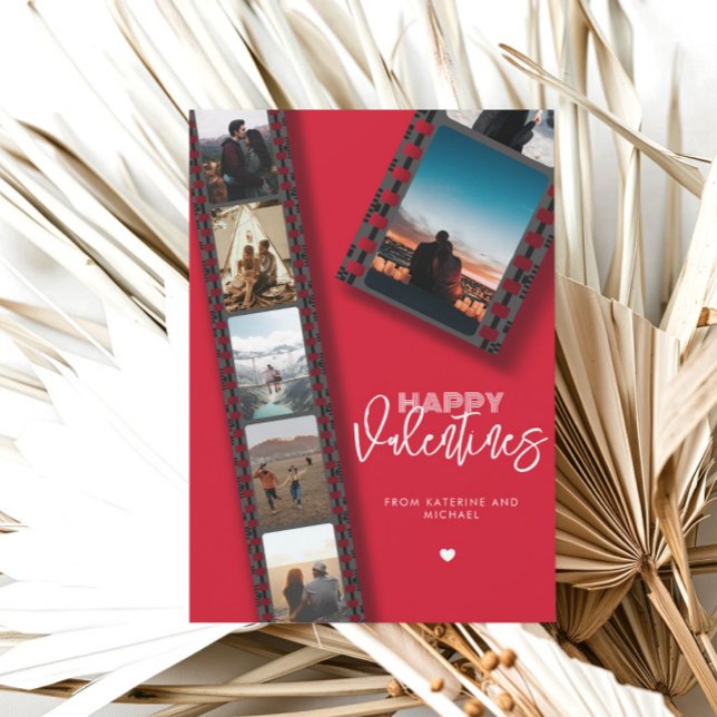 Tarjeta Festiva Rol de cámara de San Valentín 6 Pareja de Collage  (Subido por el creador)