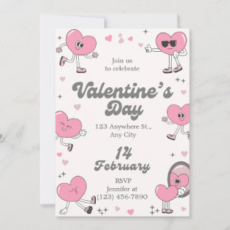 Tarjeta Festiva Romantic Every Day is Valentine's Custom Greeting