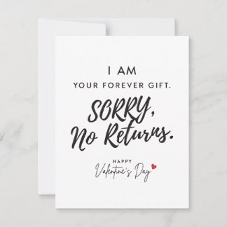 Tarjeta Festiva Romantic Valentine Card for Husband Forever Gift