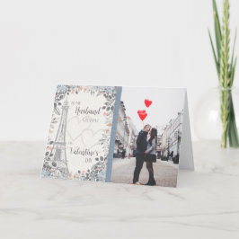 Tarjeta Festiva Romántico a esposo El día de San Valentín Torre Ei