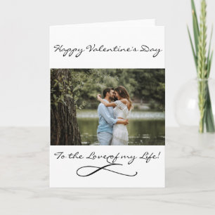 Tarjeta Festiva Romántico al amor de mi vida guión texto doblado