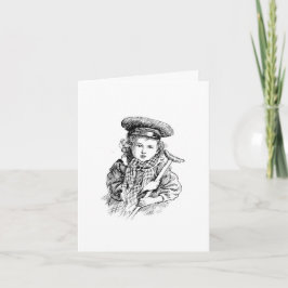 Tarjeta Festiva ¡Rompe Un Pequeño Tim De La Pierna!