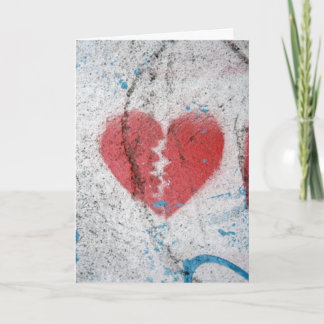 Tarjeta Festiva Rompió el corazón