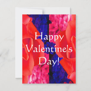 Tarjeta Festiva Rosa Roja Gorgosa V
