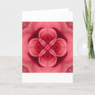 Tarjeta Festiva Rosa rosa