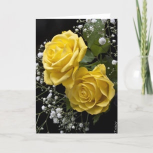 Tarjeta Festiva Rosas de Pascua