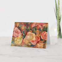Rosas de Renoir Impresionist Painting