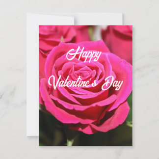 Tarjeta Festiva Rosas rojas