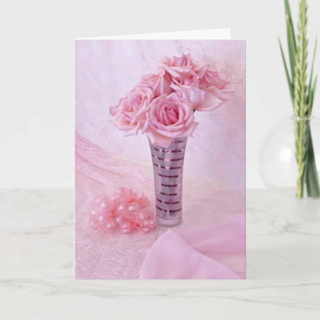 Tarjeta Festiva Rosas rosas rosas II (Anverso)