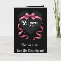 Rosas y guirnaldas con letra gótica Valloween
