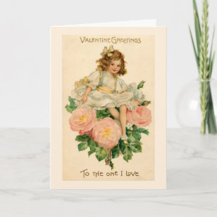 Tarjeta Festiva Rose Bouquet Valentine