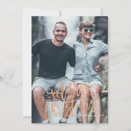 Tarjeta Festiva Rose Gold Alegría II