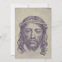 Rostro de Cristo en el Velo de Santa Verónica Sagr