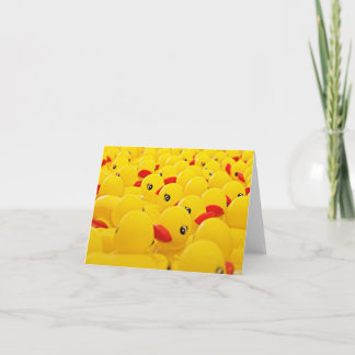 Tarjeta Festiva Rubber Duck Photo Blank Card