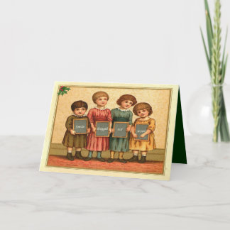 Tarjeta Festiva Rude Santa Claus