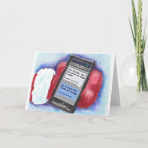 Tarjeta Festiva Rudolph dice que sí!Tarjeta de Navidades