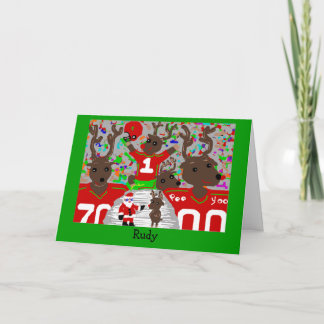 Tarjeta Festiva Rudy
