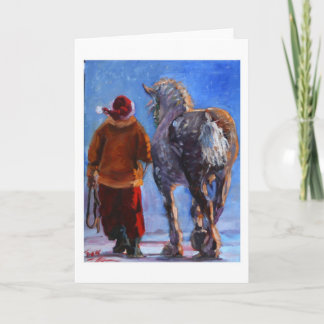 Tarjeta Festiva Ruedas de Santa por S. Fuess