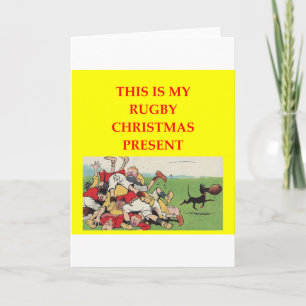 TARJETA FESTIVA RUGBI