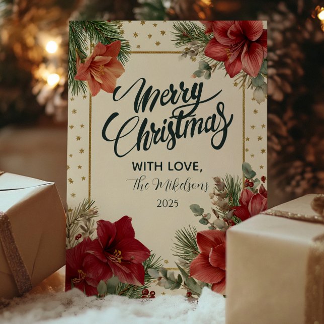 Tarjeta Festiva Ruidosas fiestas verdes navideñas feroces (Subido por el creador)