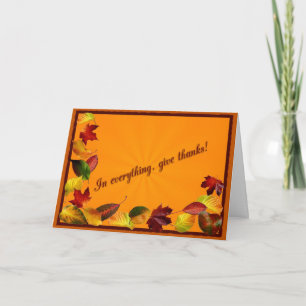 Tarjeta Festiva Rumbo otoñal