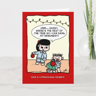 Tarjeta Festiva rumbuncious™ Holiday 2009