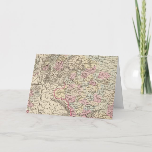 Tarjeta Festiva Rusia, Suecia, Noruega 2 (Anverso)