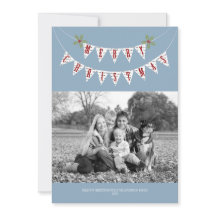 Rustic Banner - Christmas Photo Card