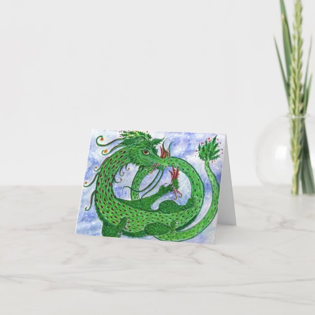 Tarjeta Festiva Sabe a menta (Anverso)