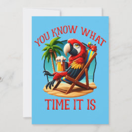 Tarjeta Festiva Sabes Qué Hora Es