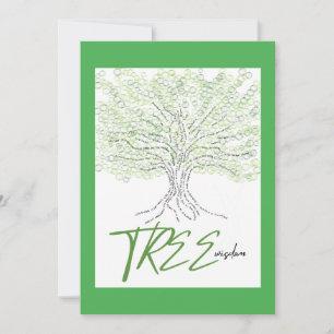 Tarjeta Festiva Sabiduría de árbol