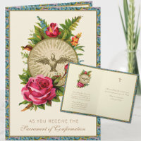 Sacramento de Confirmación Rosas Rosadas Religiosa