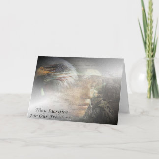 Tarjeta Festiva Sacrificar