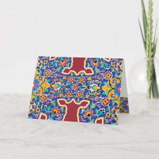 Tarjeta Festiva Safavi Tile Persian