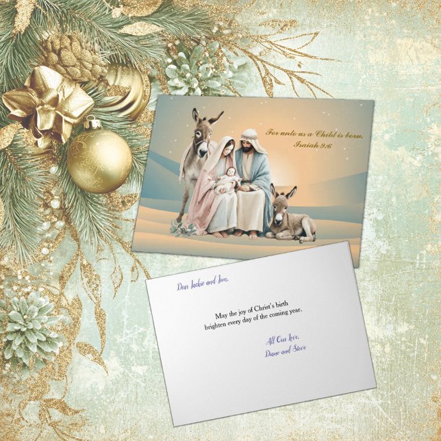 Tarjeta Festiva Sagrada Familia (Subido por el creador)